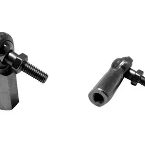 Plated Steel MPF Rod End - 5/16" x 5/16" (10409)