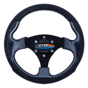 Sports Steering Wheel – Zeta | Black (W6)